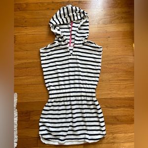 Gap / Striped terry swim coverup minidress